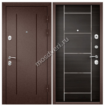Входная дверь венге в квартиру VDV-04 - купить от производителя Мосдвери Входная дверь венге в квартиру VDV-04
